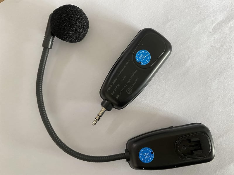 Xiaokoa UHF Vezeték Nélküli Fejpántos Mikrofon 50m Hatótávval - Túravezetőknek, Edzőknek