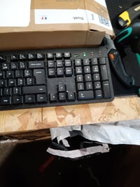 Trust Ymo II bežični set tipkovnice i miša, AZERTY — za dijelove / neispravno: nedostaje USB prijamnik (stanje: vidi drugu sliku) 2