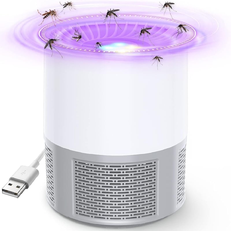 Aparatoo Elektromos Rovarcsapda - UV Fényes Szúnyogirtó, Hordozható USB Rovarölő Lámpa Otthonra, Kempingezéshez és Kertbe