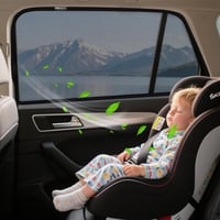 ZATOOTO Mágneses Autós Napellenző Oldalsó Ablakra - Skoda Kodiaq Modellhez - UV Védelem, Hőcsökkentő, Gyors Felszerelés 5