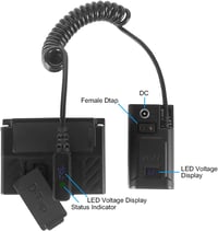  NP-F akkumulátor helyettesítő D-Tap tápegység Atomos és SmallHD monitorokhoz 3