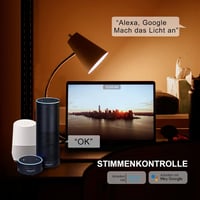 EXTRASTAR E27 Okos LED Izzó, WiFi Alexa Kompatibilis, 10W 1000LM, RGB Színváltós, Fényerőszabályozható, 2700K-6500K, Google Home Támogatás,  4
