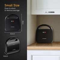 Aigostar 3 az 1-ben szendvicssütő: grill, gofrisütő, melegszendvics-készítő 750W 8