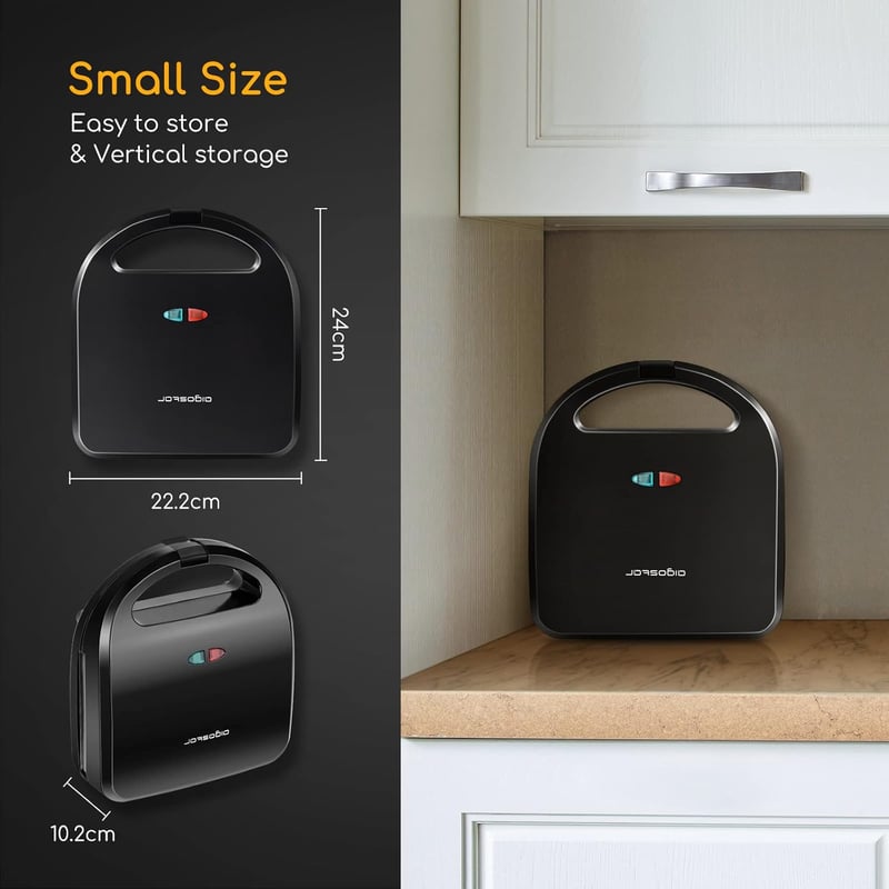 Aigostar 3 az 1-ben szendvicssütő: grill, gofrisütő, melegszendvics-készítő 750W