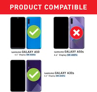 BEZ Páncél Tok Samsung Galaxy A50 / A30s Telefonhoz - Dupla Rétegű Ütésálló Védőtok Emelt Peremmel, Fekete 6