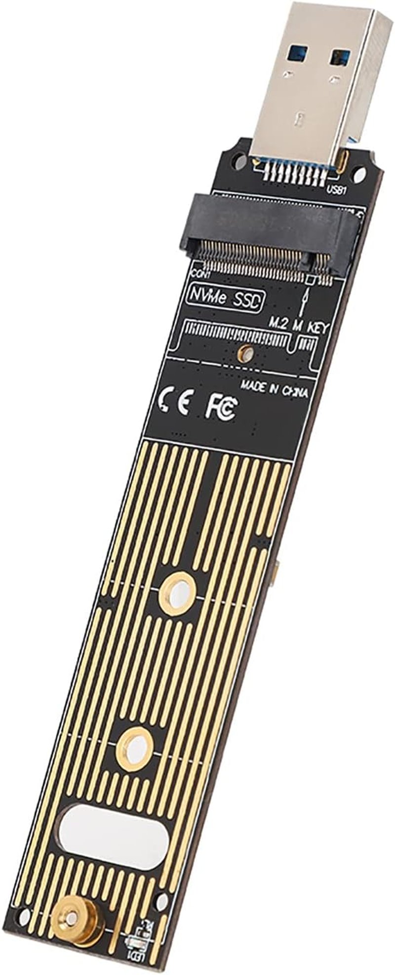 M.2 NVME SSD USB 3.1 Adapter - Gyors SSD Átalakító Kártya PCIe Kompatibilis