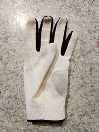 Wilson Feel Plus muška golf rukavica od vrhunske kože bijela veličina M za lijevu ruku za desnu ruku grip kontrola znojenja 3