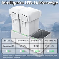 DJI Mini 3/4 Pro akkumulátor szett: 2db 3850mAh akku és kétirányú töltőhub, 47 perc repülésidő 6