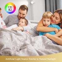 DiCUNO GU10 LED Izzó 5W - Hideg Fehér 6000K, 430lm, 120° Szórási Szög, 50W Halogén Helyettesítő, Energiatakarékos MR16 Spotlámpa, Beltéri Ha 7