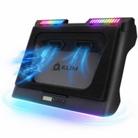 KLIM Mistral Laptop Hűtőpad 15-17 colos laptopokhoz, turbó ventilátor 4500 RPM, gumi — töltőkábel nélkül (állapot: lásd a 2. képet) 1