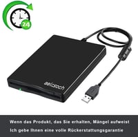 USB-s külső floppy meghajtó 3,5" 1,44 MB Windows kompatibilis 6
