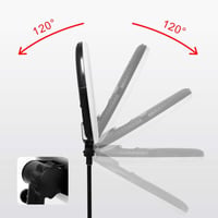 Yidoblo 18" Bluetooth LED Körfény 96W - Telefon és Kamera Kompatibilis, 2800K-9900K Színhőmérséklet, Fotózáshoz, Sminkhez, YouTube Videókhoz 6