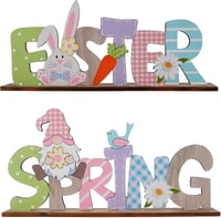 Tavaszi Fa Húsvéti Dekoráció "Easter" és "Tavasz" Feliratokkal - AoHkers 1