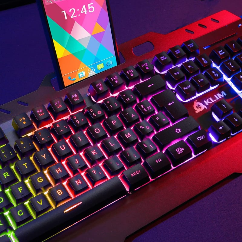 KLIM Light Ning vezeték nélküli német billentyűzet - QWERTZ kiosztás