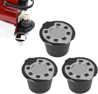 Nespresso újratölthető rozsdamentes acél kávékapszula szett 3 kefével és adagolókanállal 2