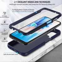 Samsung Galaxy A72 360 fokos ütésálló tok beépített kijelzővédővel 2