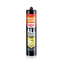 Adeziv de montaj MEM Montage-Kleber Allground Turbo 450 g, alb, la cartuș, rezistent la apă — fără capac din plastic (stare: vezi a 2-a imagine) 1