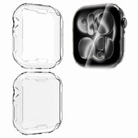 Husă de protecție Manlyee cu folie de ecran pentru Apple Watch Series 11 și Series 10 42 mm, set de 3 bucăți (lipsește 1 husă cu protecție ecran) 1