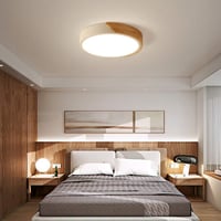 minifair Kerek Háromszínű LED Mennyezeti Lámpa 60 cm, Fehér, Távirányítós Fényerőszabályzóval, 3200 Lumen, 24W, Modern Dizájn 6