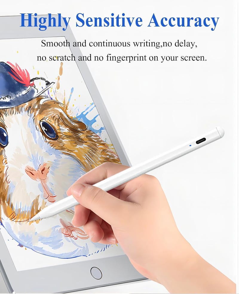 Kenkor Aktív Stylus Toll Mágneses iPad Ceruza Töltöthető Tablet Pen