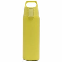 SIGG Shield ONE Ultra Lemon boca od nehrđajućeg čelika 0,75 L — neispravna, djelomično funkcionalna: udubljeno dno, ljulja se (stanje: vidi 2. sliku) 1