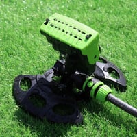 Joyan Négyzet Alakú Kerti Öntöző 16 Fúvókával - Automata Forgó Locsoló Kis Területekhez - Állítható Vízáramlás és Szórófej 6