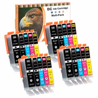 LOSMANN D&C 19 db Tintapatron Canon PGI-550 CLI-551 XL Pixma iP7250 iP8750 MG5450 MG5550 MG5650 MG6450 MG6650 MG7150 MX725 MX925 fekete 2