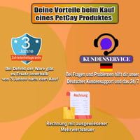 PetCay Prémium Aljszőrzet Kefe - Csomóbontó Kutyáknak és Macskáknak Közepes és Hosszú Szőrre - Allergiavédelem, Gyors Szőrtelenítés 3