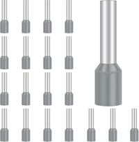 Hanibos 100 db-os szigetelt érvéghüvely készlet, 4mm², 12mm hosszú, vezetékekhez 1