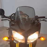 WENY1 Motorkerékpár Szélvédő Légterelő Yamaha FZ1 FAZER 2006-2015 Modellekhez - Fekete Védőpajzs Szennyeződések Ellen - ADEADE 3