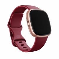 Pametni sat Fitbit Versa 4 s malinasto crvenim silikonskim remenom i kućištem od ružičasto-zlatnog aluminija, ugrađen — Rabljeni proizvod (stanje: vidi 2. sliku) 1