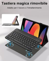Xiaomi Redmi Pad SE 11" Bluetooth billentyűzetes tok - Olasz QWERTY, fekete, 2023 5