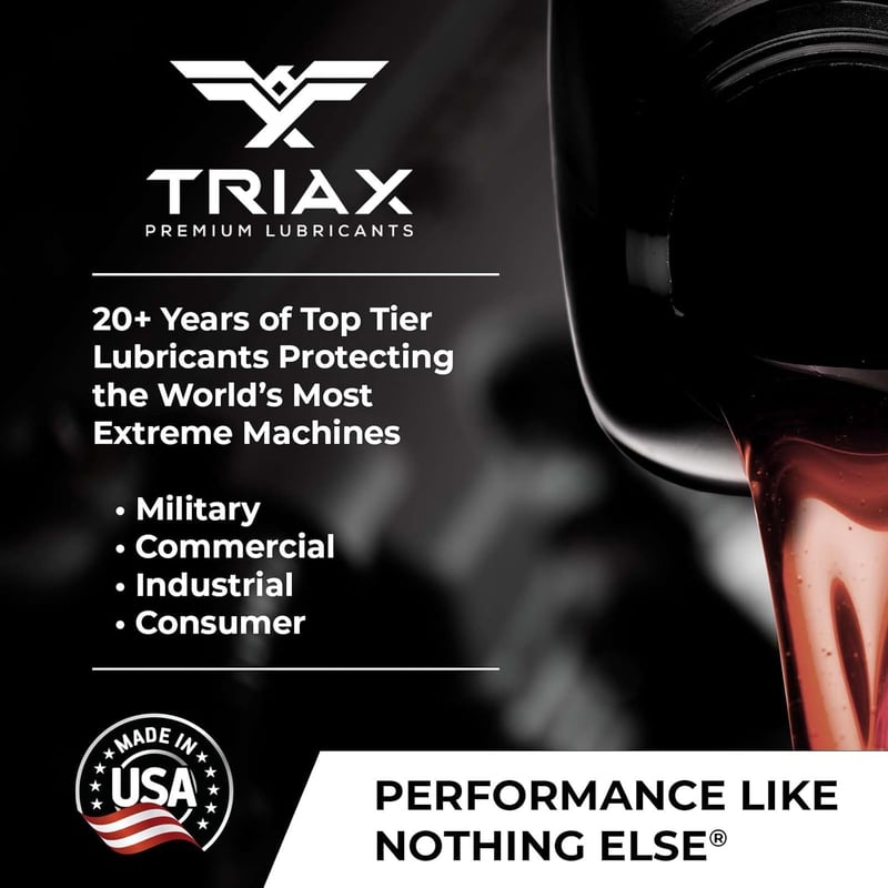 TRIAX Multi-Purpose ATF DEX III/MERC Szintetikus Keverék Sebességváltó Folyadék - Optimalizált Súrlódás, Hibamentes Váltás, -50°F Hidegfolyá