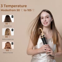 Airstyler 6 az 1-ben Hajformázó Készlet - Körkefés Hajszárító, Meleglevegős Kefe, Diffúzor, Göndörítő - Egyenesítéshez, Szárításhoz, Dúsítás 4