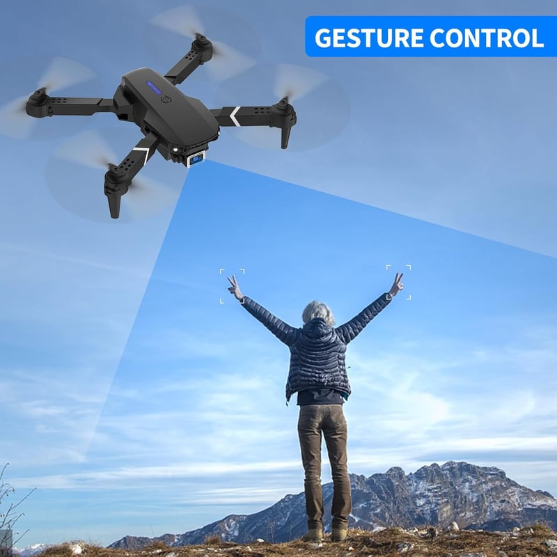DJI 4K HD Kamerás Drón Kezdőknek - WiFi FPV, 2 Akkumulátor, Akadálykerülés, Egyérintéses Irányítás