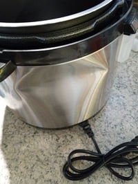 Oală sub presiune electrică programabilă Cecotec GM D+ 6L 1000W 9 meniuri 2 niveluri de presiune prăjire — unitate principală îndoită (stare: vezi a 2-a imagine) 2