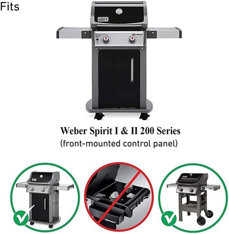 Denmay rozsdamentes acélból készült grill égő Weber Spirit E-210 E-220 S-210 S-220 modellekhez