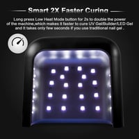 SUNUV UV LED Körömszárító Lámpa 48W Professzionális Gél Lakk Szárító Automatikus Érzékelővel LCD Kijelzővel Otthoni és Szalon Használatra 5