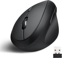 Perixx PERIMICE-719 Ergonomikus Vezeték Nélküli Optikai Egér 6 Gombbal, Állítható DPI (800/1200/1600), Fekete, PC-hez 1