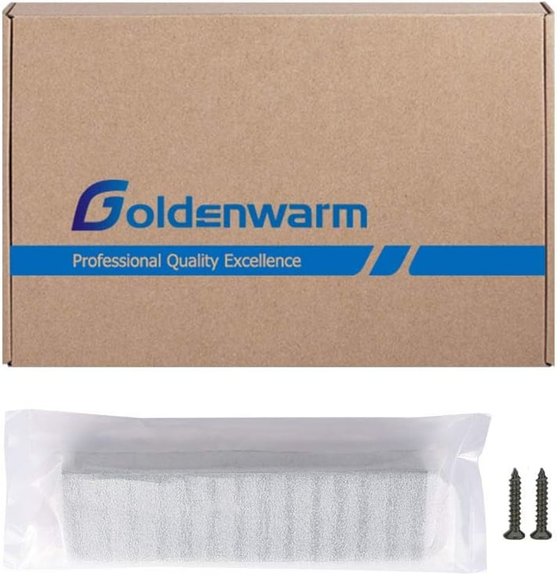 goldenwarm Fekete Alumínium Bútorfogantyú Szett - 5 db Modern Szekrényfogantyú Konyhaszekrényhez, Fiókhoz, 128 mm Furattávolság, Könnyen Sze