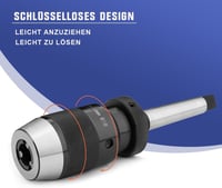 Gyorsbefogó tokmány B18 1-16mm + MK2 kúpos szár, precíziós fúrótokmány esztergához 4