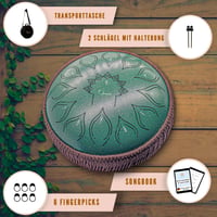 ORORA Acél Nyelv Dob 12 Hüvelykes 13 Hangú - Handpan Relaxációs Hangszer Gyerekeknek és Felnőtteknek - 20 Kottás E-könyvvel - Különleges Ajá 3