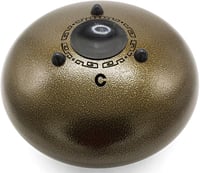 Amkoskr 30 cm-es C-dúr Acélnyelv Dob 13 Hangú Kávébarna HandPan Ütőkkel és Táskával 4