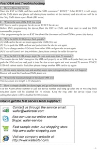 MAGT GSM Riasztórendszer - Vezeték nélküli Okos Otthon Biztonság, 8 Csatornás SMS Értesítés, Távirányítható, Tablet és Okostelefon Kompatibi 9