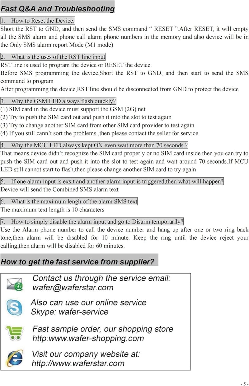 MAGT GSM Riasztórendszer - Vezeték nélküli Okos Otthon Biztonság, 8 Csatornás SMS Értesítés, Távirányítható, Tablet és Okostelefon Kompatibi