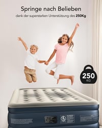 iDOO Automata Felfújható Matrac - Beépített Pumpával, 3 Perces Felfújás, 250kg Teherbírás 3