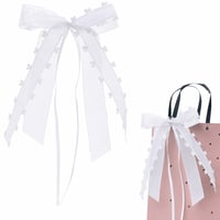 Svadobná výzdoba auta: 20x mašľa + modrá stuha + fialový tyl + 25x ruža + organza + inštalácia 2
