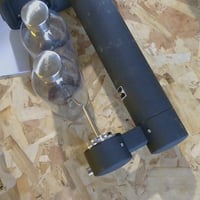 Aparat de carbonatare Aarke Carbonator 3, oțel inoxidabil negru mat, 2x1 l PET fără BPA — Tava lipsește (stare: vezi a 2-a poză) 2