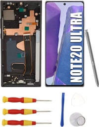 Sxhlseller Galaxy Note 20 Ultra OLED Kijelző Érintőpanellel - Teljes Kerettel és Ujjlenyomat Funkcióval, Teljesen Összeszerelt Telefon Digit 1