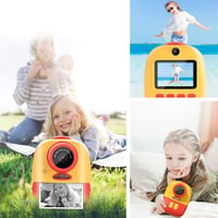 Goldge gyerek instant fényképezőgép, 32GB, nyomtatópapírral, piros-sárga 8